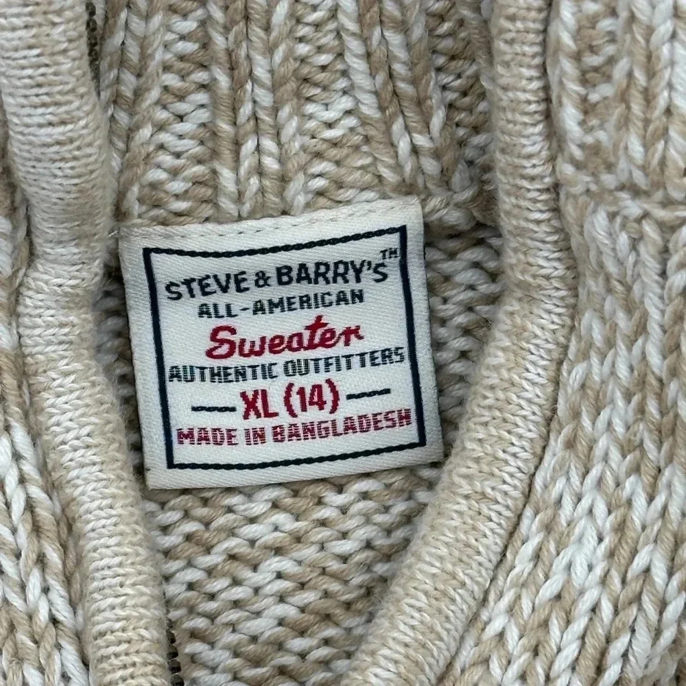 Men's Steve & Barry All‎ American Sweater Authentic Outfitters size XL